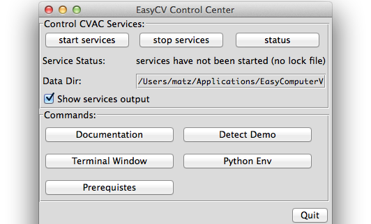 EasyCV Control Center